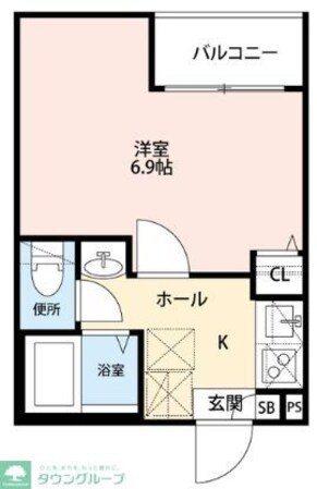 グランクオール美園町ウエストレジデンスの物件間取画像